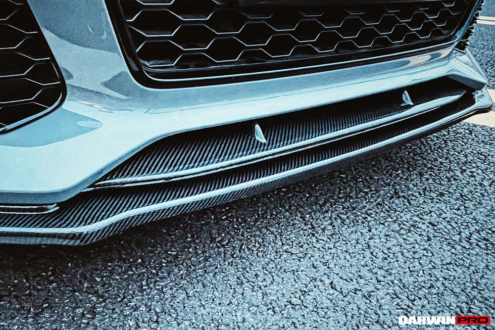 2013-2018 Audi RS6 Avant Carbon Fiber Carbon Fiber Front Lip - DarwinPRO Aerodynamics