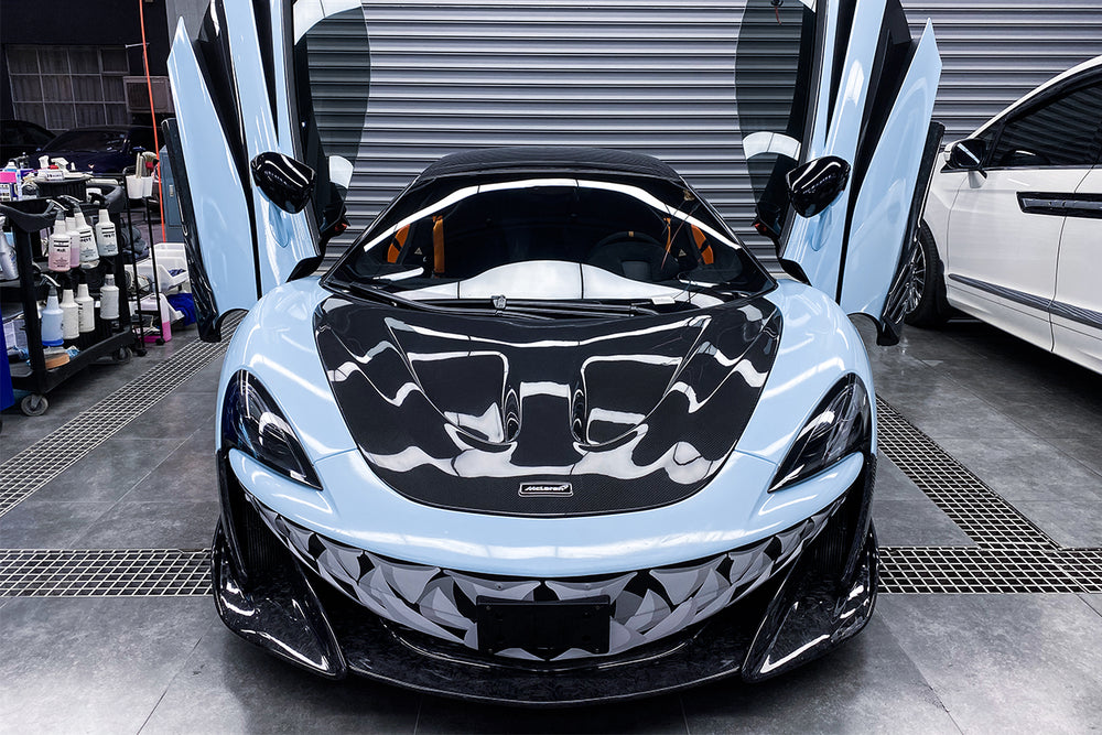 2018-2021 McLaren 600lt / 2015-2021 540c/570s/570gt P1 Style Carbon Fiber Hood - DarwinPRO Aerodynamics