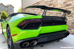  2015-2020 Lamborghini Huracan LP610/LP580 VRS Style Carbon Fiber Trunk Spoiler w/ Base - Carbonado 