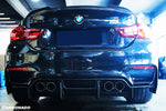  2014-2020 BMW M3 F80 & M4 F82 SM Style Carbon Fiber Rear Caps - DarwinPRO Aerodynamics 