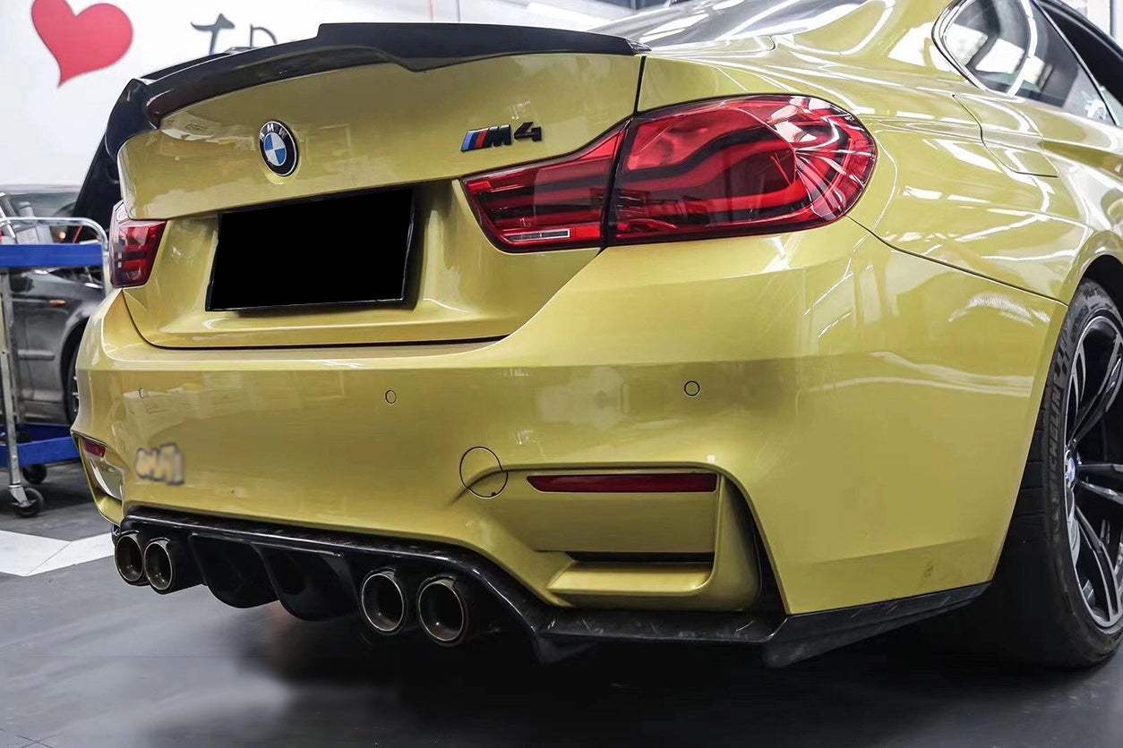 2014-2020 BMW M3 F80 M4 F82 VRS Style Carbon Fiber Rear Diffuser