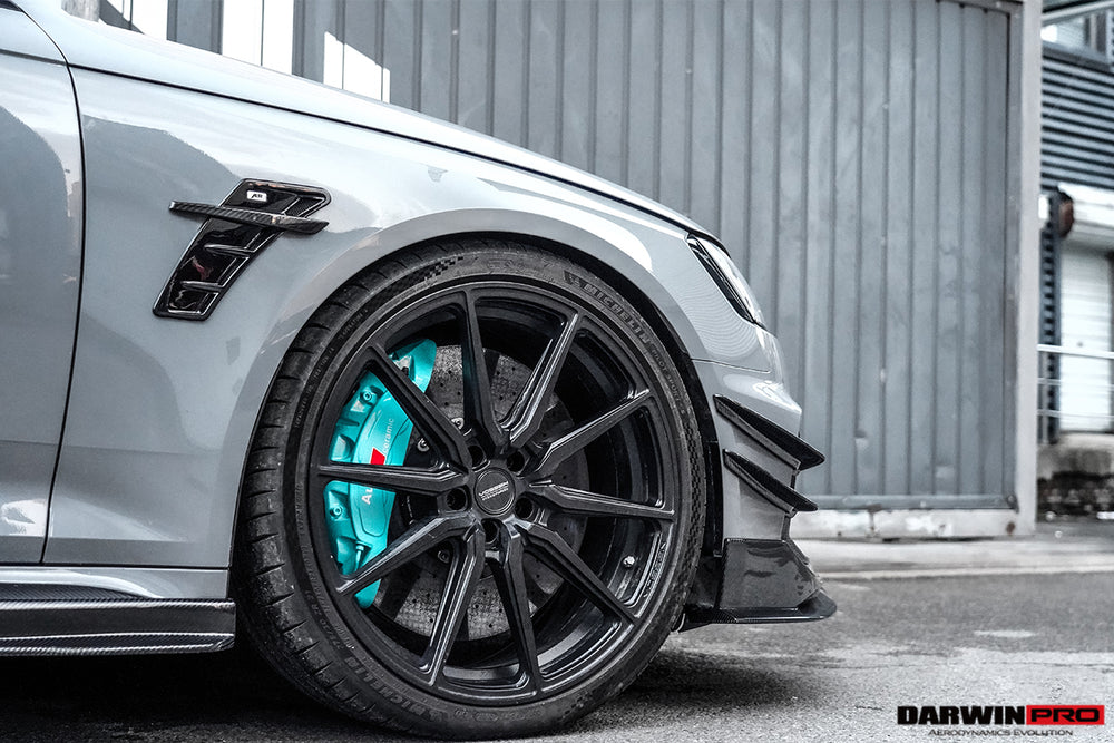 2018-UP Audi RS4 B9 BKSS Style Front Canards - DarwinPRO Aerodynamics