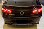  2014-2021 Mercedes Benz S Class C217 Coupe RT Style Carbon Fiber Trunk Spoiler - DarwinPRO Aerodynamics 