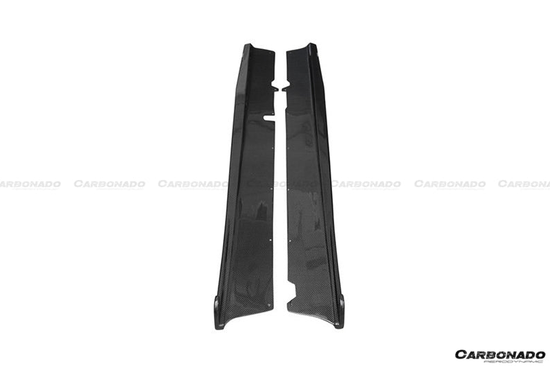 2015-2020 Lamborghini Huracan LP610/LP580 RZS Style Carbon Fiber Side Skirts - Carbonado