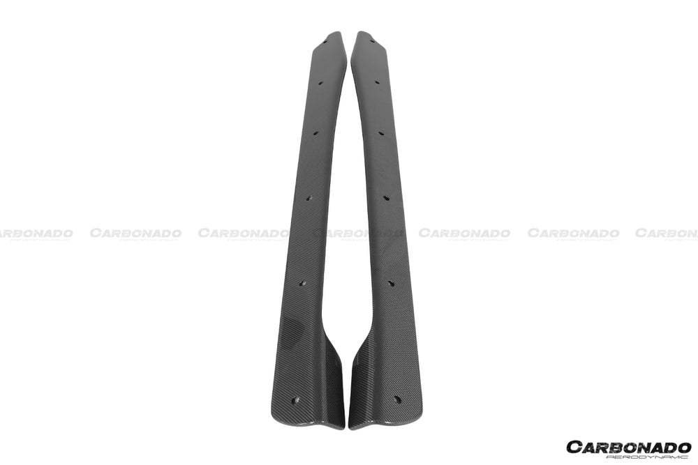 2015-2020 Lamborghini Huracan LP610/LP580 DE Style Side Skirts - Carbonado