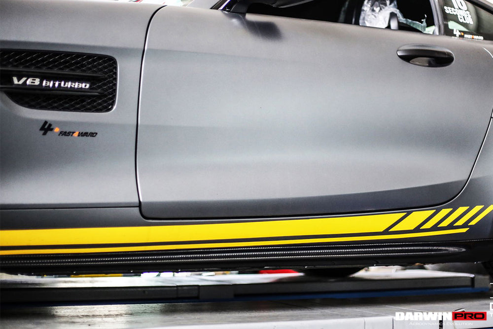 2015-2018 Mercedes Benz AMG GT/GTS Carbon Fiber Side Skirts Splitters - DarwinPRO Aerodynamics