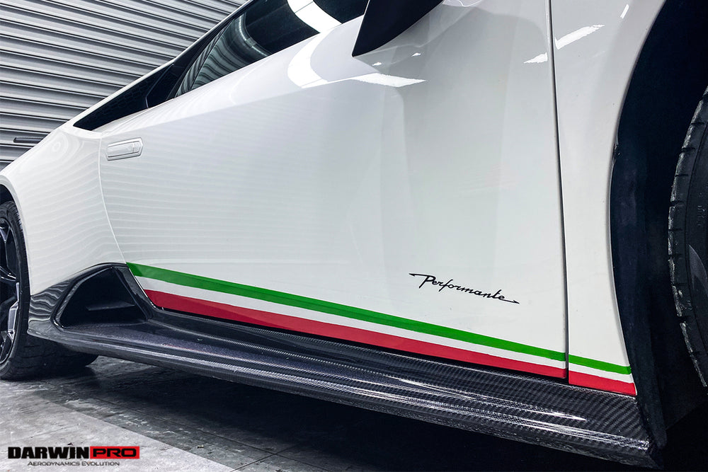2015-2020 Lamborghini Huracan LP610/LP580 Performante Style Partial Carbon Fiber Aero - Full Kit - DarwinPRO Aerodynamics