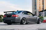  2008-2012 BMW M3 E92/E93 ET Style Carbon Fiber Side Skirts Under Board - Carbonado 