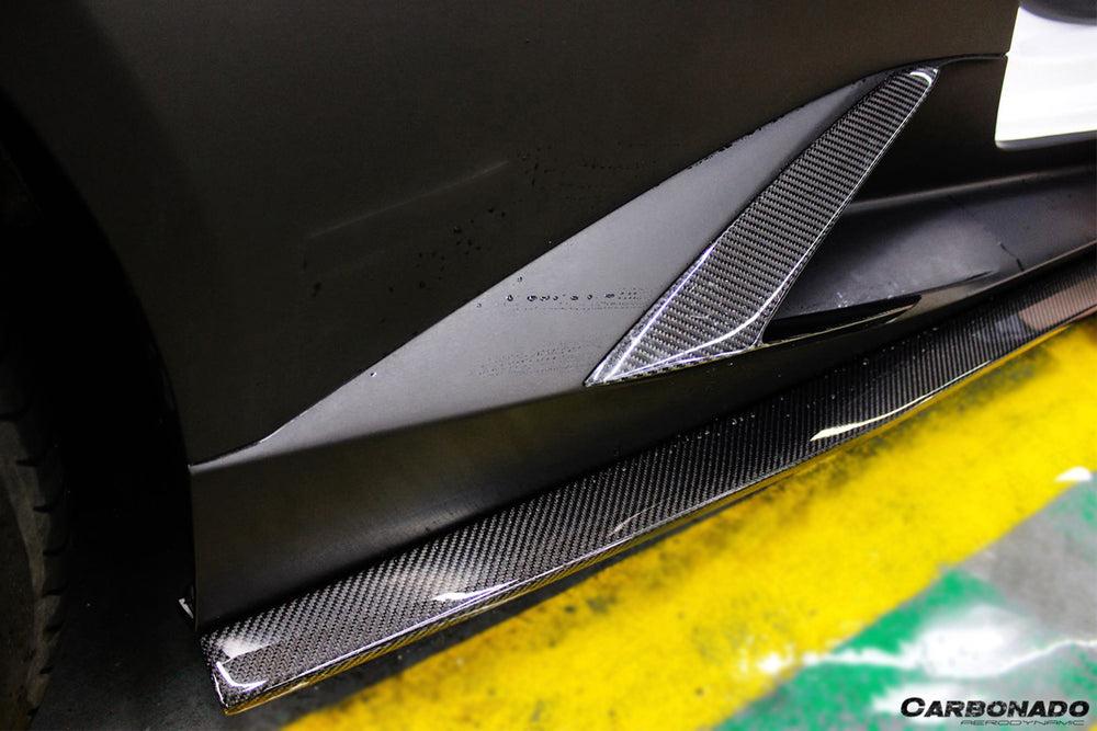 2015-2019 Lamborghini Huracan LP610&LP580 RZS Style Side Skirts Vent Canards - DarwinPRO Aerodynamics