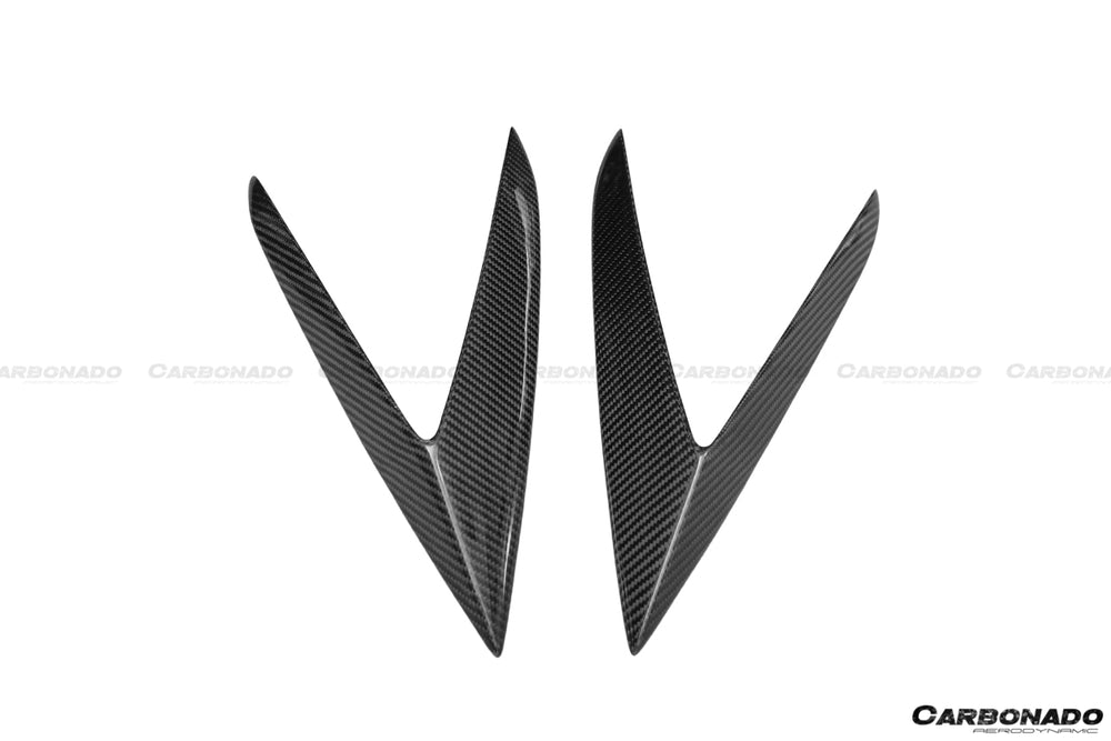 2015-2020 Lamborghini Huracan LP610 RZS Style Side Skirts Vent Canards - DarwinPRO Aerodynamics