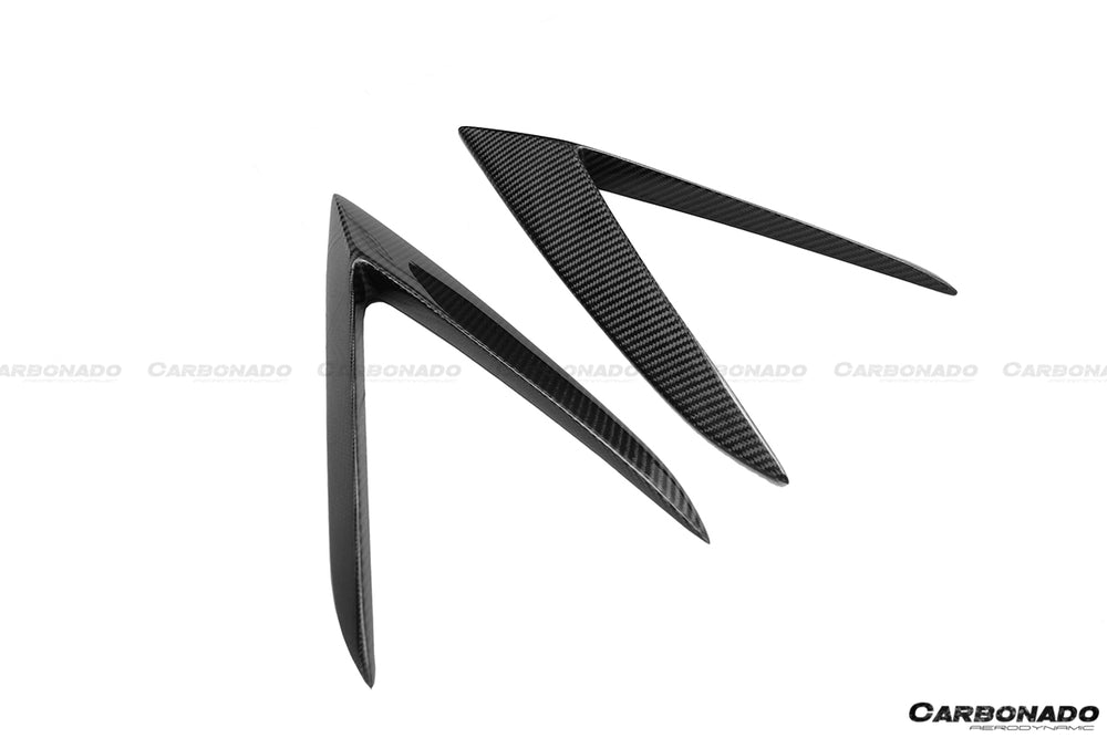 2015-2020 Lamborghini Huracan LP610 RZS Style Side Skirts Vent Canards - DarwinPRO Aerodynamics