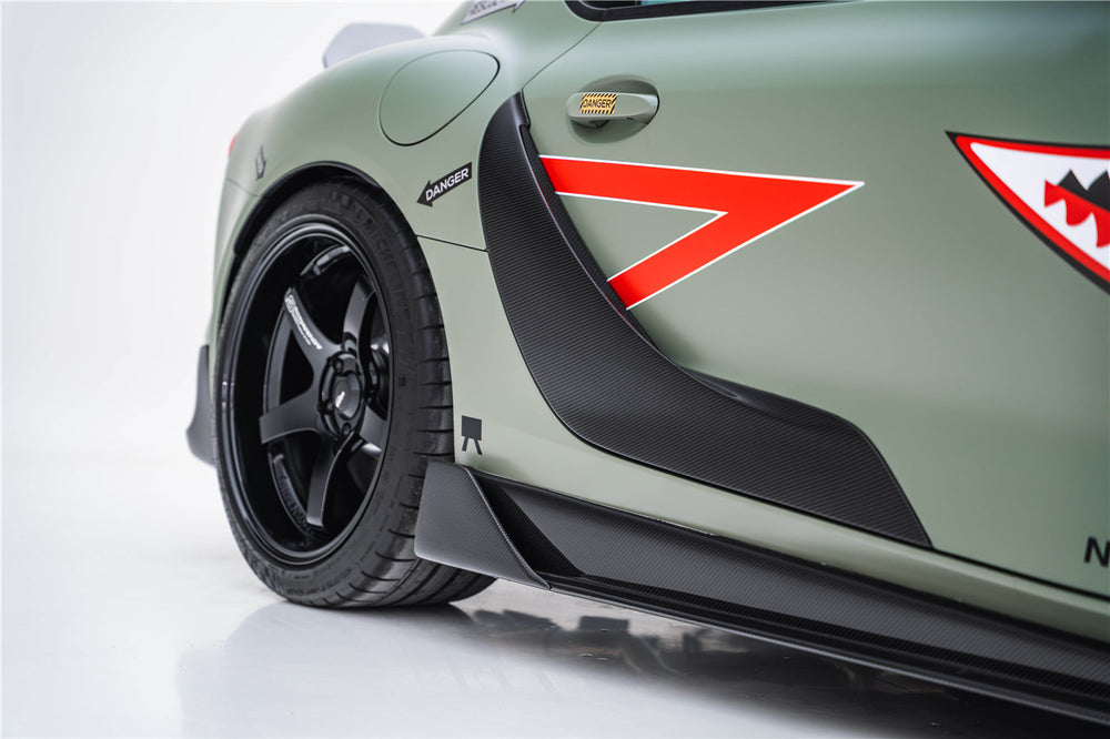 2019-UP Toyota GR Supra (J29/DB) A90 A91 OEM Style Carbon Fiber Door Penal Garnish Trim Replacement - DarwinPRO Aerodynamics