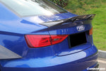  2013-2020 Audi S3/ A3 /RS3 Sedan RT Style Carbon Fiber Trunk Spoiler - DarwinPRO Aerodynamics 