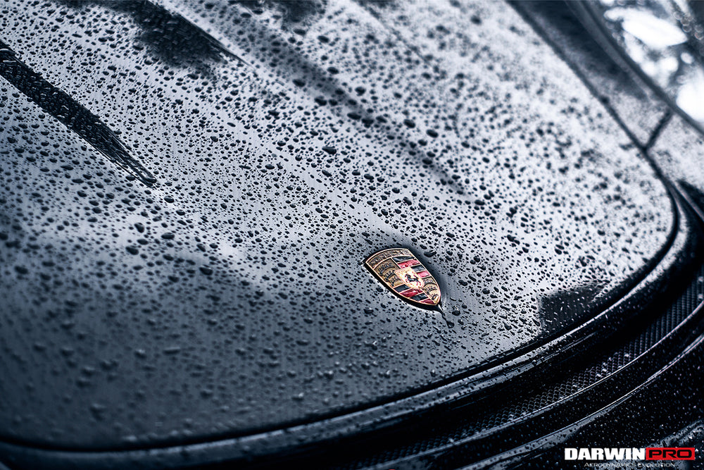2013-2019 Porsche  991 991.1 & 991.2 Carrera, Turbo, C2, C2S, C4, C4S, Targa, GT3 GT2RS-Style Carbon Fiber Hood - DarwinPRO Aerodynamics