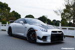  2008-2022 Nissan GTR R35 CBA/DBA TPR Style Partial Carbon Fiber Front Bumper - DarwinPRO Aerodynamics 