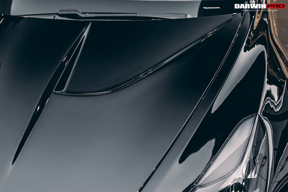 2017-2020 Tesla Model 3 IMPII Style Carbon Fiber Hood - DarwinPRO Aerodynamics