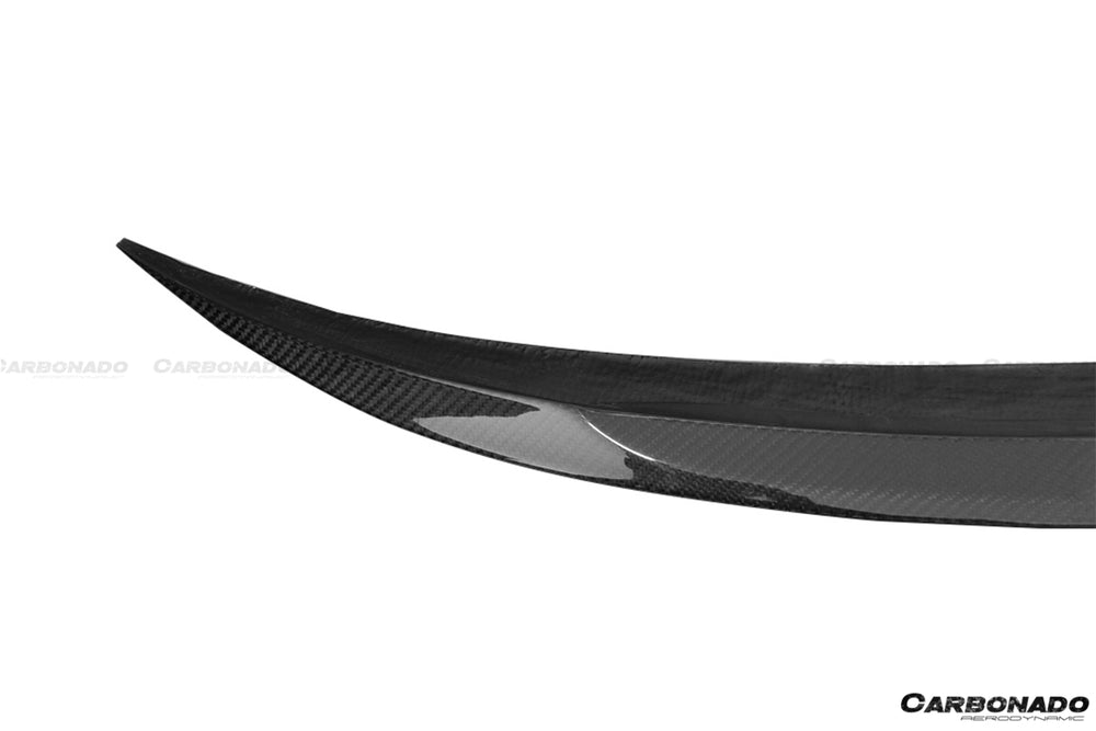 2008-2013 BMW E82 1M Series RZ Style Carbon Fiber Trunk Spoiler - Carbonado