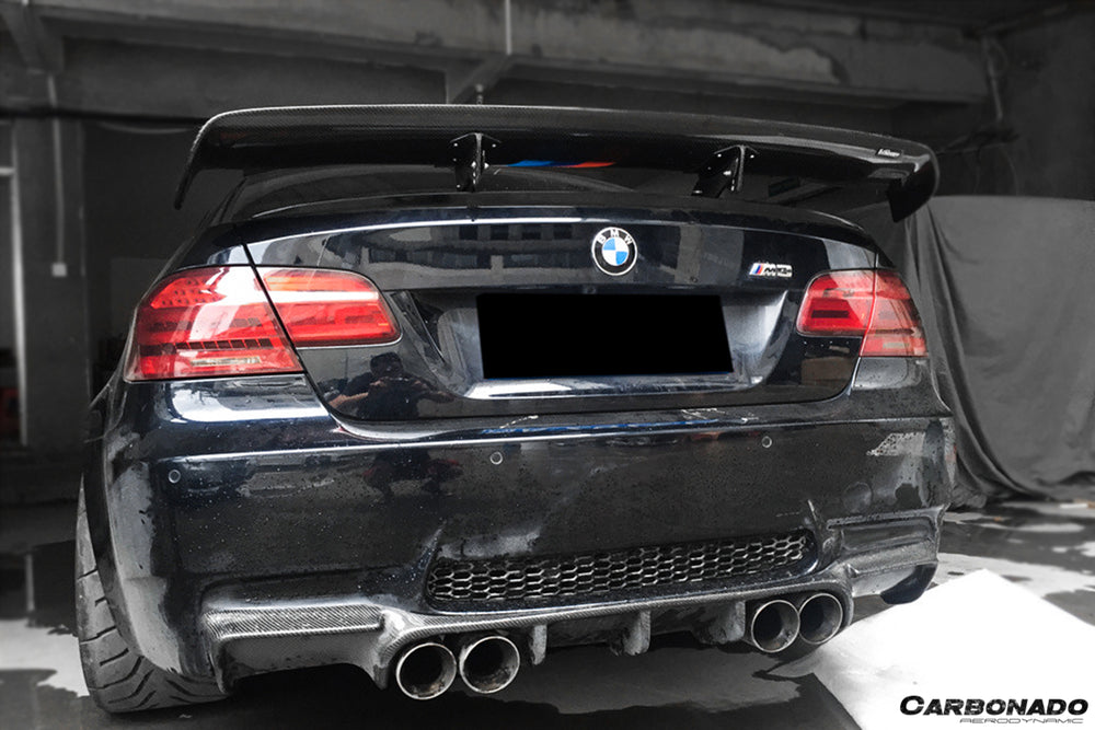 2008-2013 BMW M3 E92 VA2 Style Carbon Fiber Trunk Spoiler - Carbonado