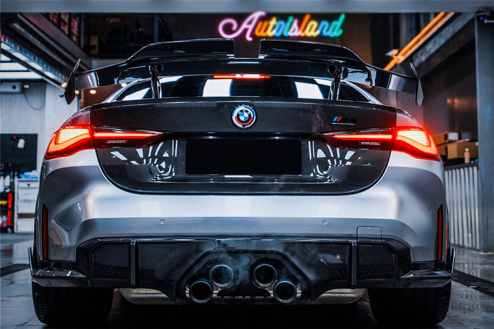 2021-UP BMW M4 G82/4 Series G22 OE Style Carbon Fiber Trunk - DarwinPRO Aerodynamics