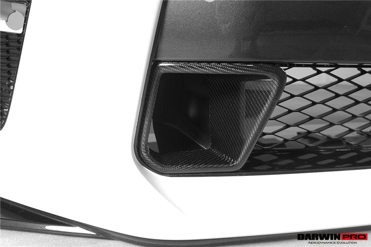 2017-2022 Nissan GTR R35 EBA BKSS Style Carbon Fiber Front Bumper Vents - DarwinPRO Aerodynamics