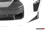  2017-2022 Nissan GTR R35 EBA BKSS Style Carbon Fiber Front Bumper Vents - DarwinPRO Aerodynamics 