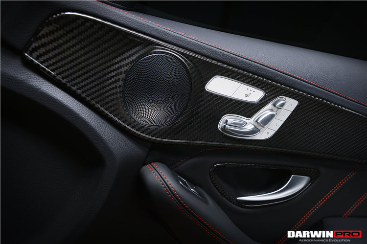 2015-2021 Mercedes Benz W205 C63/S AMG Sedan Dry Carbon Fiber Interior - DarwinPRO Aerodynamics