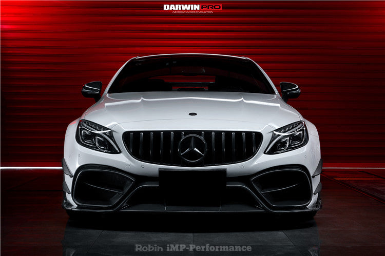 2015-2018 Mercedes Benz W205 C63/S AMG Coupe IMP Performance Partial Carbon Fiber Full Body Kit - DarwinPRO Aerodynamics