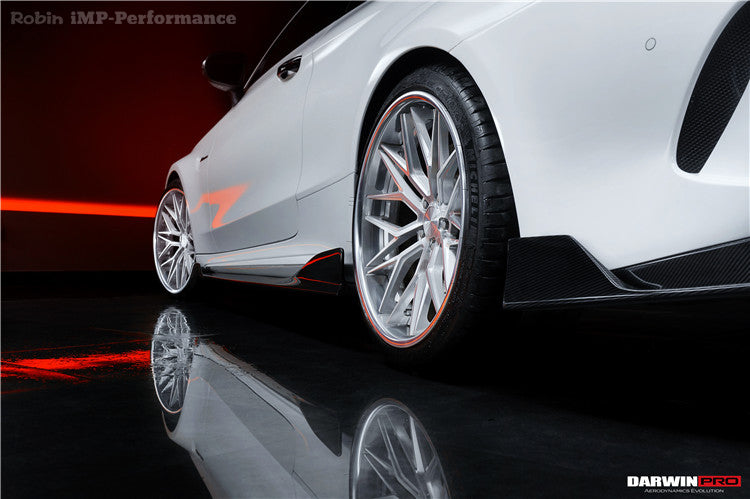 2015-2021 Mercedes Benz C63 / C-Class Coupe IMP Performance Carbon Fiber Side Skirts - DarwinPRO Aerodynamics