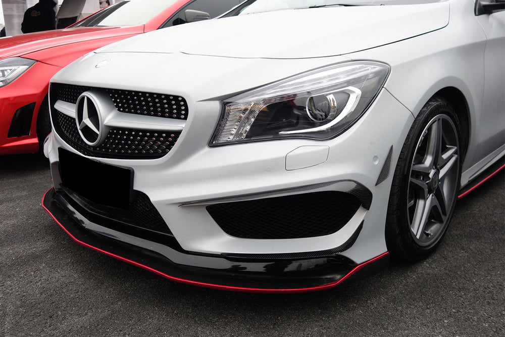 2013-2016 Mercedes Benz W117 CLA Sport / CLA45 AMG RS Style Front Lip