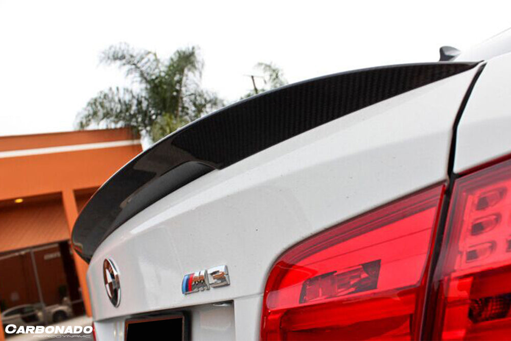 2008-2012 BMW M3 E92 MP Style Carbon Fiber Trunk Spoiler - Carbonado