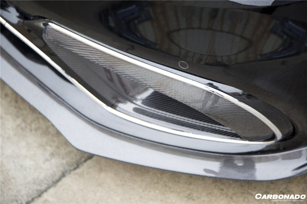 2017-2020 Mercedes Benz S63 W222 Sedan BRS Style Front Lip - Carbonado