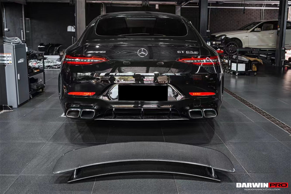 2019+ Mercedes Benz AMG GT63/S GT50 4Door Coupe X290 Carbon Fiber Trunk Spoiler - DarwinPRO Aerodynamics