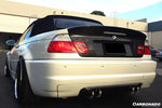  2001-2006 BMW M3 E46 Coupe CLS Style Carbon Fiber Trunk - DarwinPRO Aerodynamics 
