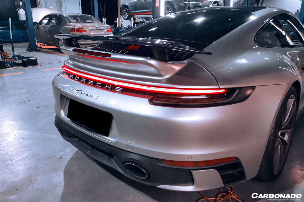 2019-2023 Porsche 911 992 Carrera/S/4/4S/Cabriolet Turbo Style Trunk Spoiler - DarwinPRO Aerodynamics