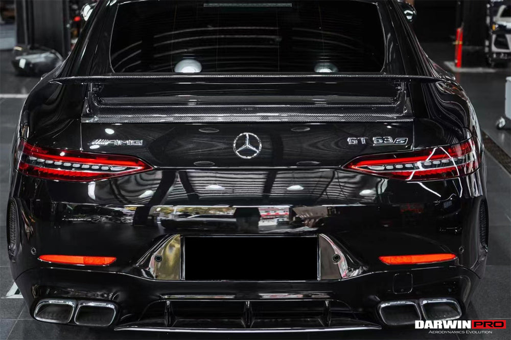 2019+ Mercedes Benz AMG GT63/S GT50 4Door Coupe X290 Carbon Fiber Trunk Spoiler - DarwinPRO Aerodynamics