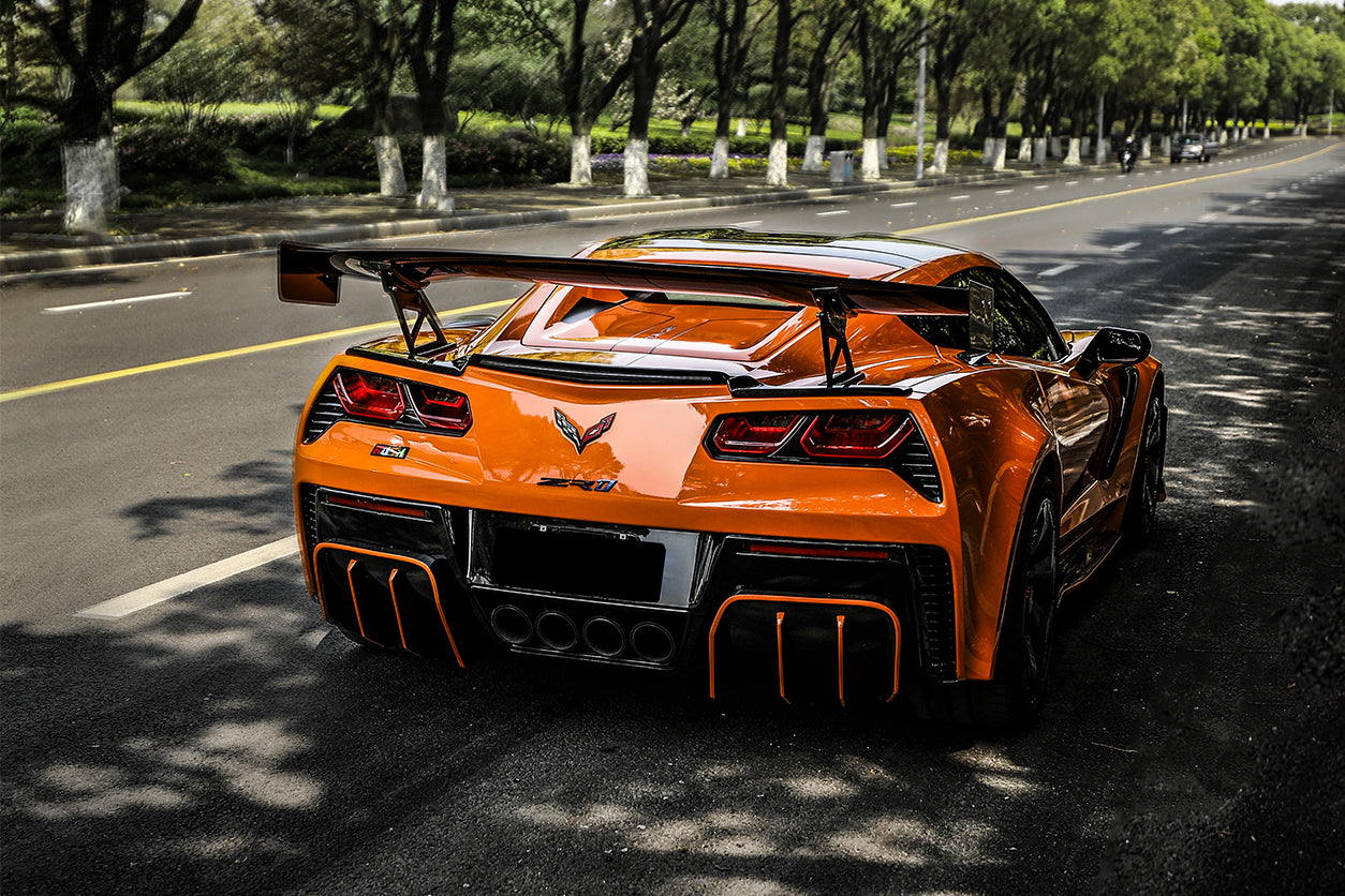 2013-2019 Corvette C7 Z51 Z06 Grandsport AR Style Carbon Fiber