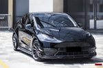 2020-2022 Tesla Model Y IMP Style Carbon Fiber Front Bumper Grill - DarwinPRO Aerodynamics 