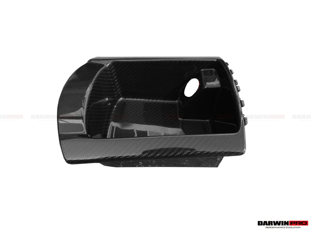 2004-2014 Lamborghini Gallardo OEM Style Carbon Fiber Interior Storage Box Cover - DarwinPRO Aerodynamics