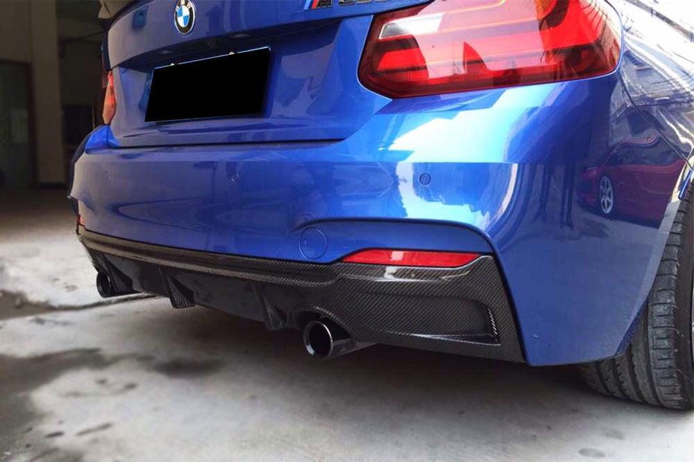 2013-2016 BMW 2 Series F22 & F23 EXOT Style Rear Lip (M-Tech Only)