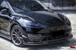  2020-2022 Tesla Model Y IMP Style Carbon Fiber Front Bumper Grill - DarwinPRO Aerodynamics 