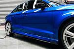  2019-2020 Audi RS3 BKSS Style Carbon Fiber Side Skirts - DarwinPRO Aerodynamics 