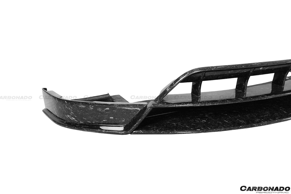 2016-2021 Tesla X SUV RZS Style Carbon Fiber Front Lip - Carbonado