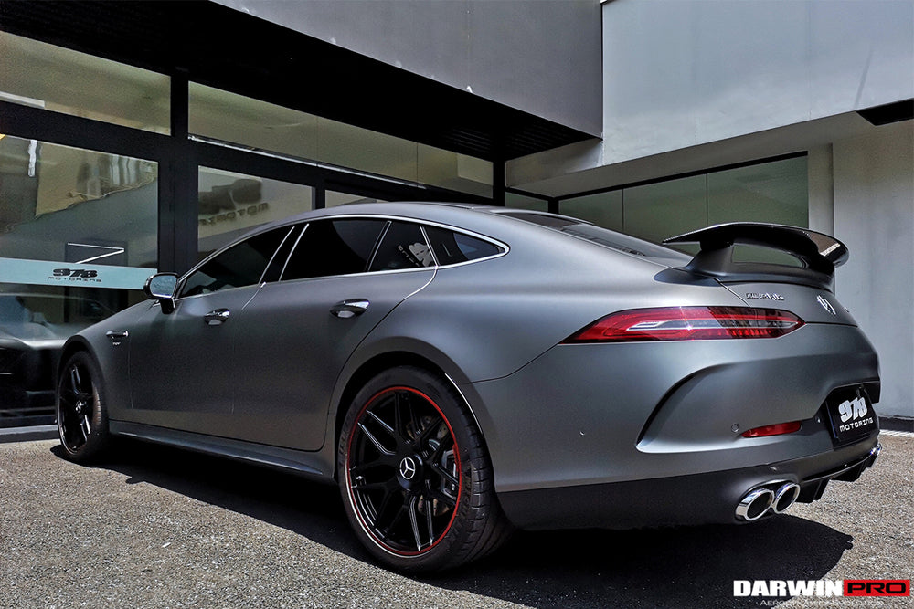 2019-2024 Mercedes Benz AMG GT63 S GT50 4Door Coupe X290 Carbon Fiber Trunk Spoiler - DarwinPRO Aerodynamics